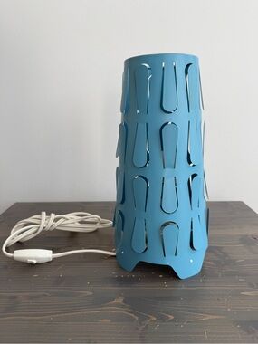 Vintage metal IKEA Kajuta table lamp